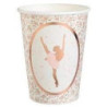 10 copos papel Bailarina 7,8x9,7 27cl