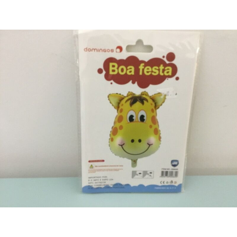 Balão Foil Girafa Boa Festa