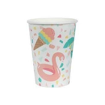 10 Copos de Papel Summer Smoothie