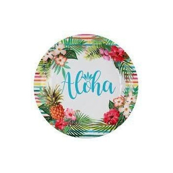 10 Pratos Summer Aloha 22.5cm