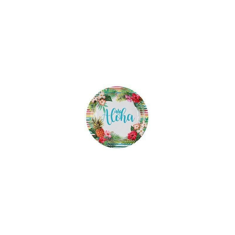 10 Pratos Summer Aloha 22.5cm