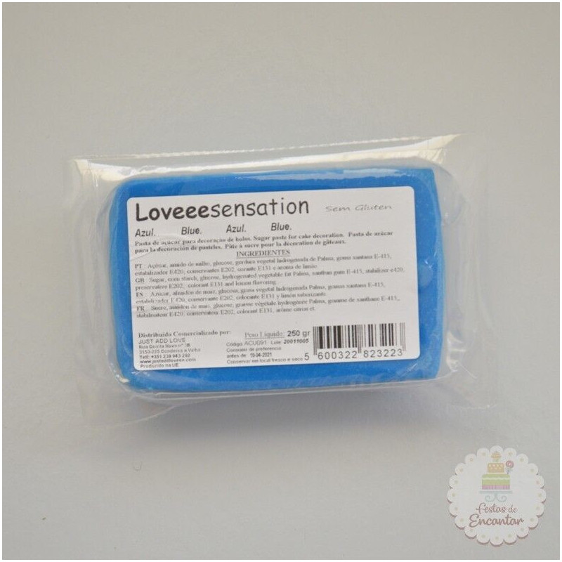 Pasta Loveeesensation Azul 250gr