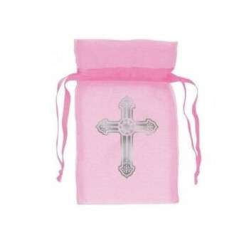 Saquinhos de Organza Pink - 8.8cm