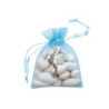 Saquinhos de Organza Azul - 8.8cm