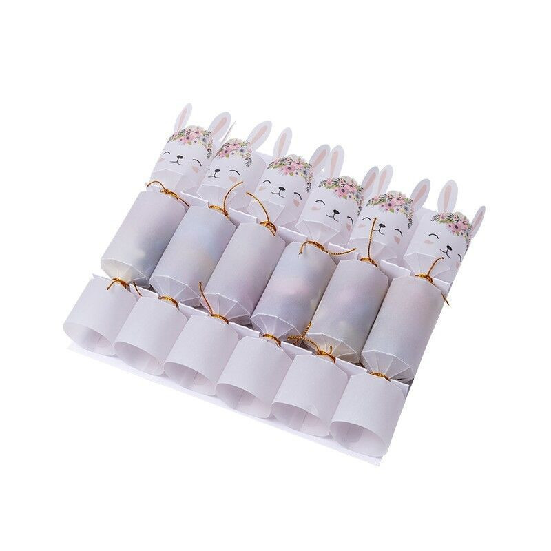 6 Coelhos Confettis Ouro 10gr - 19.50cm