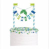 Tooper Azul e Verde Roar - Dinossauros
