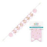 Banner 1st Birthday Pink 1,82m  6 peças