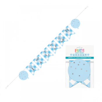 Banner 1st Birthday Blue