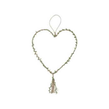 Natural Coração Decoração 30x77cm