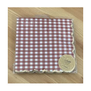 16 Guardanapos Picnic Foil - 33cm