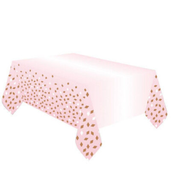 Toalha papel rosa e rose gold 1,80 x1,20m