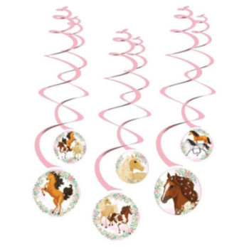 6 Swirls Beautifull Horses