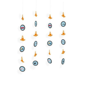 4 On the Road String Decorations 1.3M
