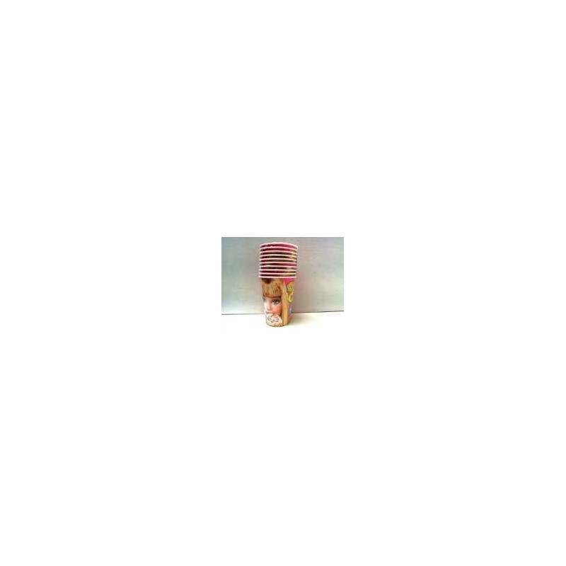 10 Copos Barbie Thing 20cl