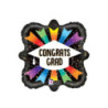 Std 18" Congrats Grad Ribbons Foil