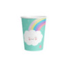8 Copos Rainbow & Cloud 250ml