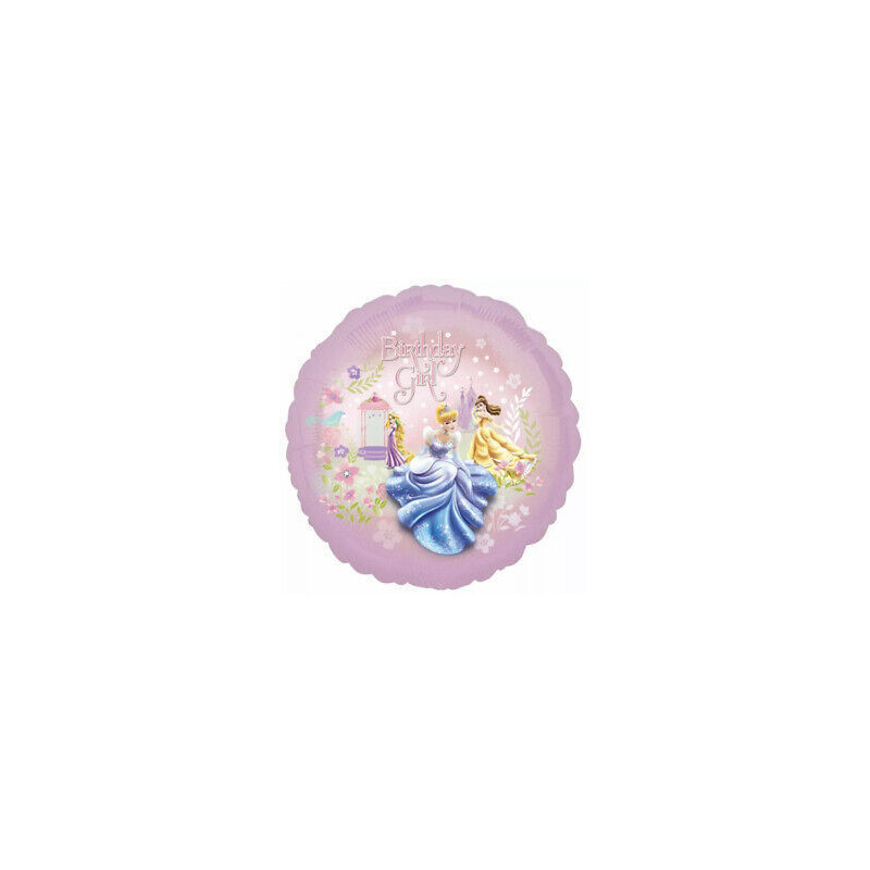 Balão Princess Birthday Girl Foil Standard s60