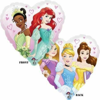 Standard Balão Multi Princesas Coração s60