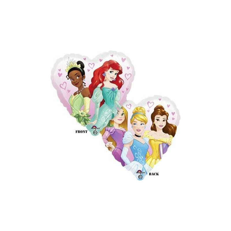 Standard Balão Multi Princesas Coração s60