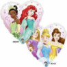 Standard Balão Multi Princesas Coração s60