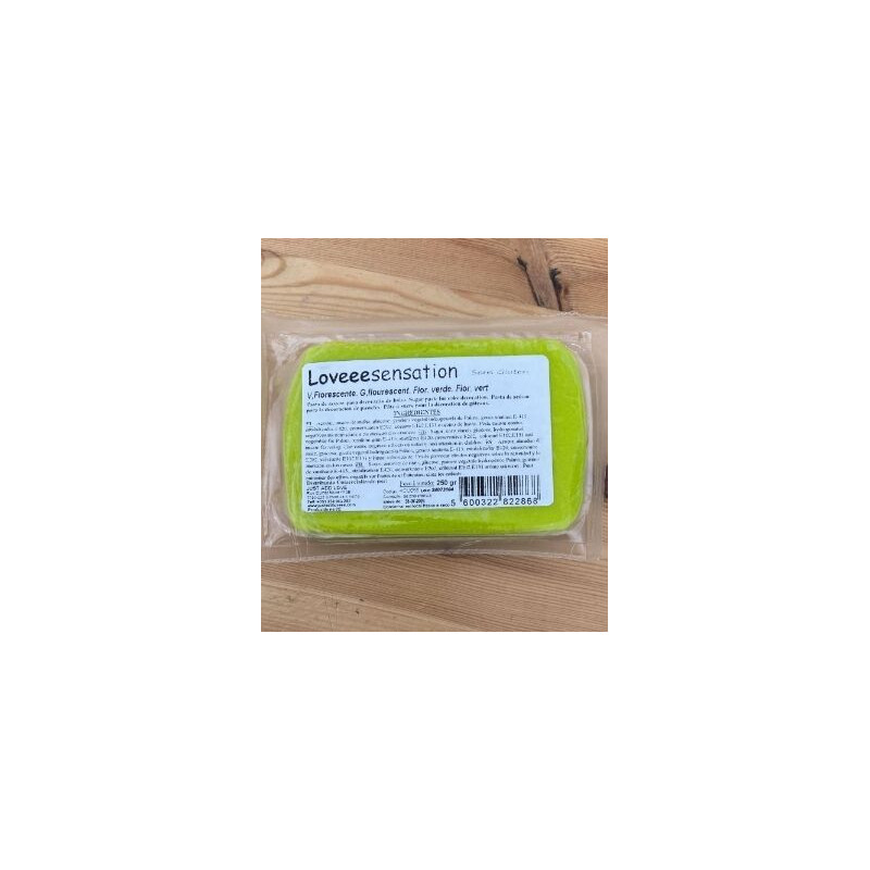 Pasta Lovesensation verde flurescente 250g