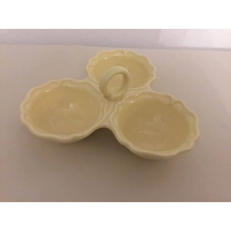 Taça 3 Cavidades Amarelo