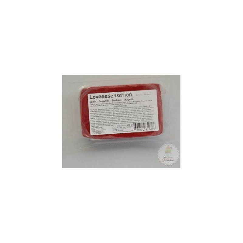 Pasta Loveee Sensation Bordo 250gr