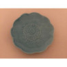 Prato Sobremesa Loiça Flor 18,5cm Menta