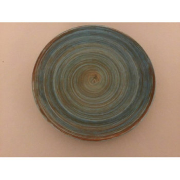 Prata Sobremesa Mesclado 21,5cm Verde