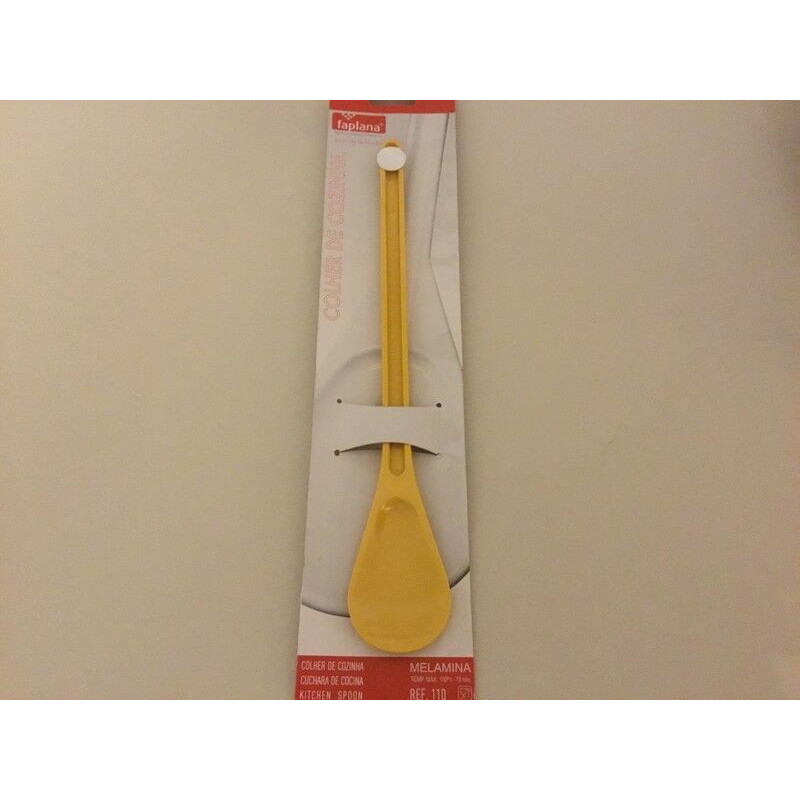 Colher de Cozinha 30cm amarelo