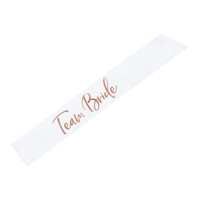 Sash Bride to Be, Cetim Branco 75cm