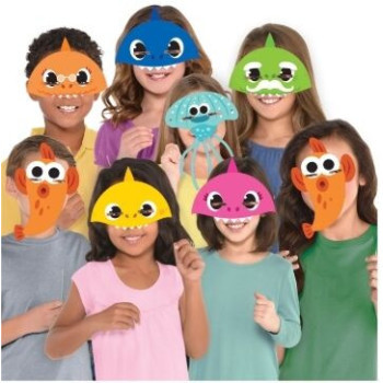 8 Máscaras Baby Shark
