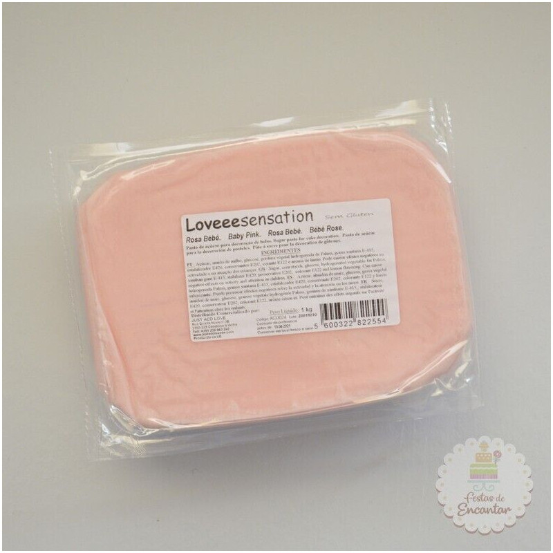 Pasta Loveeesensation rosa bebé 1Kg