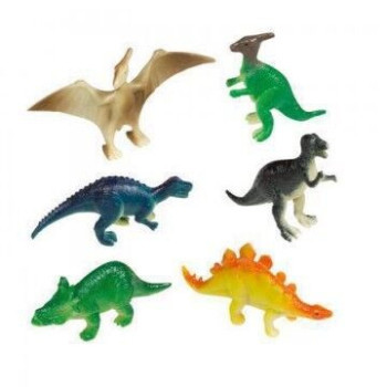 8 Mini Figuras de Happy Dinossauros