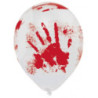 6 balões de latex Halloween
