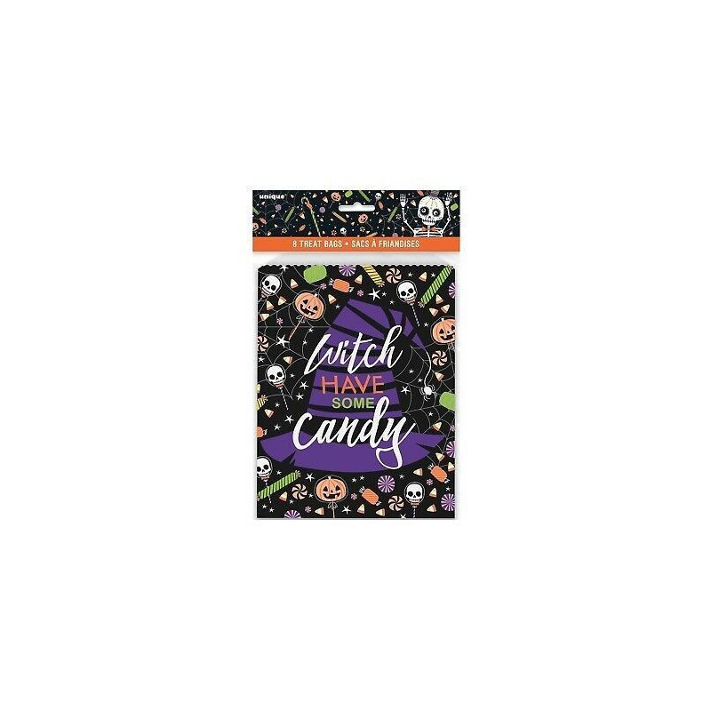 8 sacos de doces HALLOWEEN