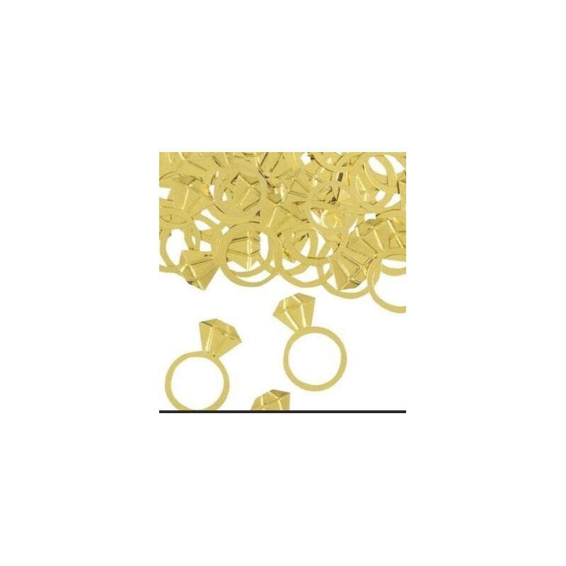 Confettis anel dourado
