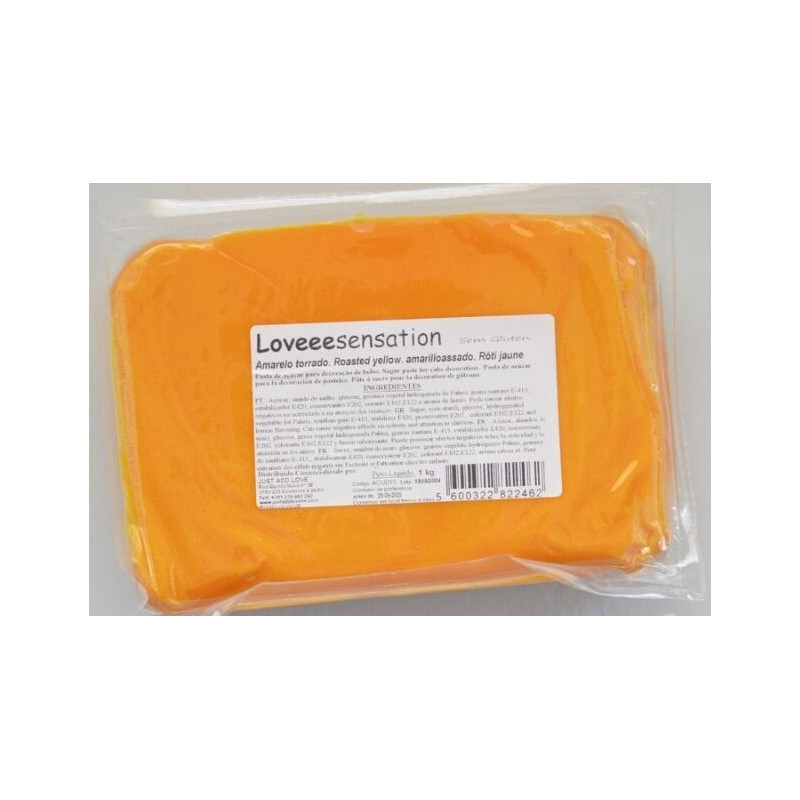 Pasta Loveeesensation amarelo torrado 1 Kg