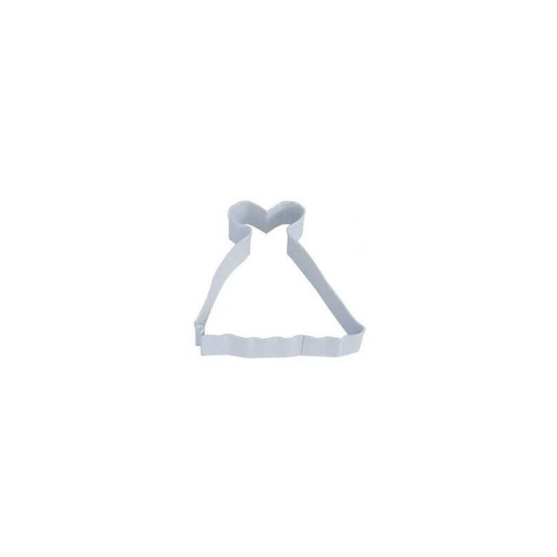 Cortador Bolachas Vestido Noiva Branco