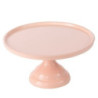 cake stand melanina 30x20cm rosa pastel