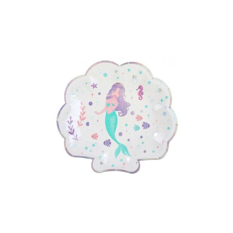 10 Little Sirene plate 22,7x21cm