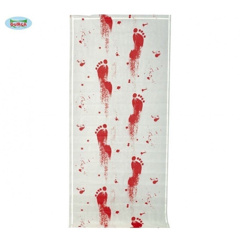 Decoração para chão com sangue 90x450cm