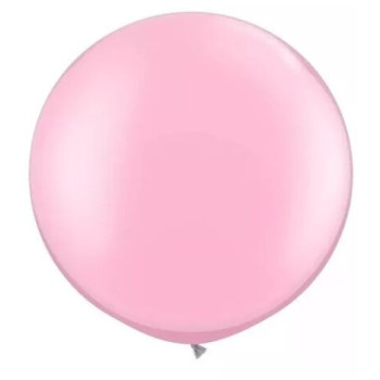 Balão gigante rosa bebé 286cm/91cm - 36”