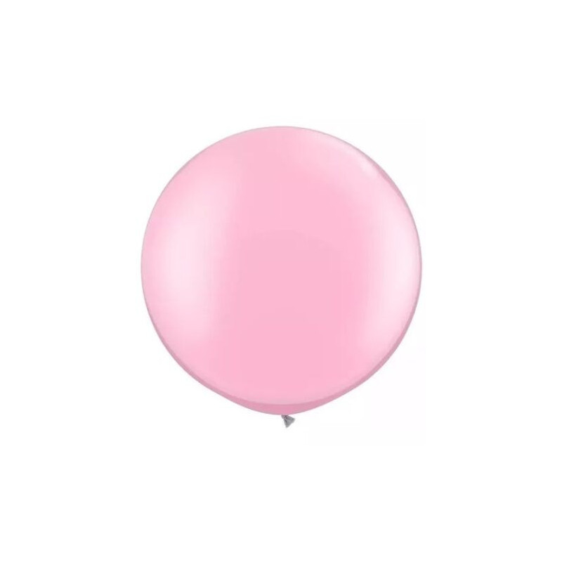 Balão gigante rosa bebé 286cm/91cm - 36”