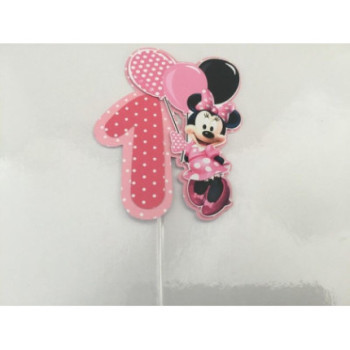 Cake topper - Minnie rosa 1