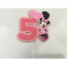Cake Topper - Minnie rosa 5