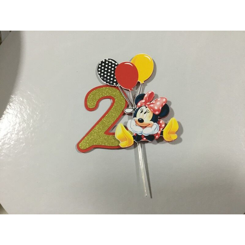 Cake Topper - Minnie vermelho 2
