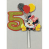 Cake Topper - Minnie vermelho 5