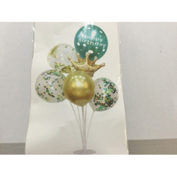 Kit Bouquet de balões ouro e verde