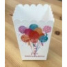 6Pcs Caixas de pipocas pequeno com balões 55x55x110mm